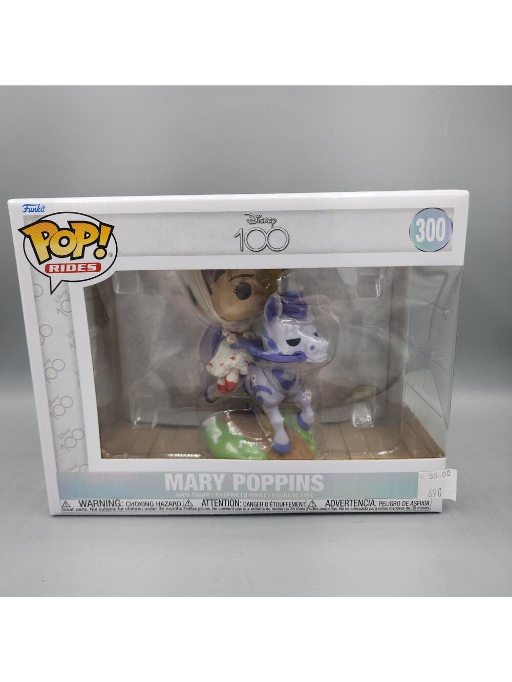 Funko Pop! Vinyl Figure Mary Poppins #300 Disney 100 Rides Animation